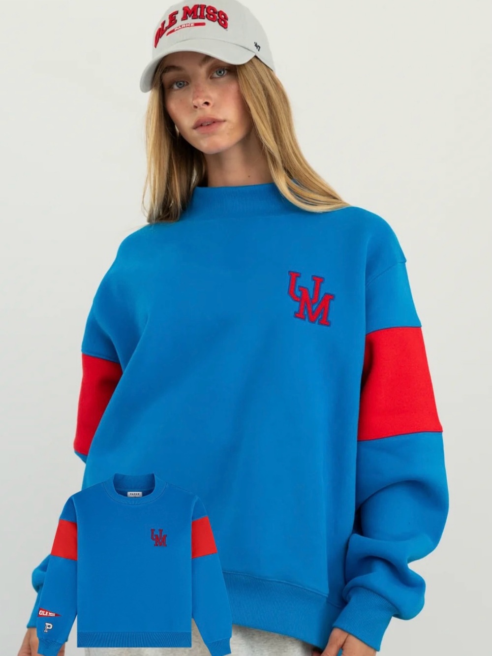 Parke Ole Miss Sweatshirt NEW XL Rebels Lower Price